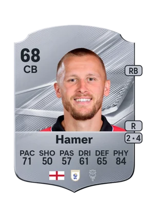 Hamer - 68 - Rare EA FC 27 card