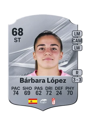 Bárbara López - 68 - Rare EA FC 27 card