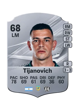 Tijanovich - 68 - Rare EA FC 27 card