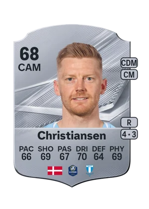 Christiansen - 68 - Rare EA FC 27 card