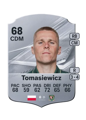 Tomasiewicz - 68 - Rare EA FC 27 card