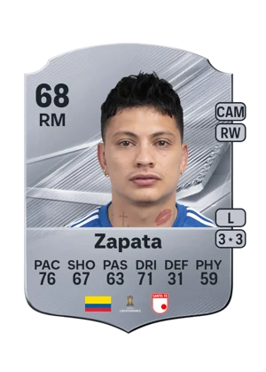 Zapata - 68 - Rare EA FC 27 card