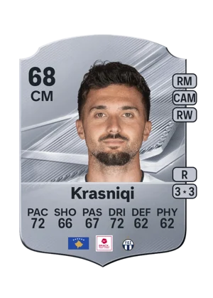 Krasniqi - 68 - Rare EA FC 27 card