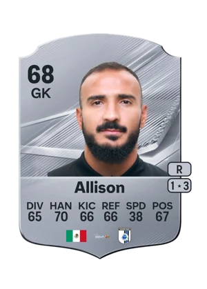 Allison - 68 - Rare EA FC 27 card