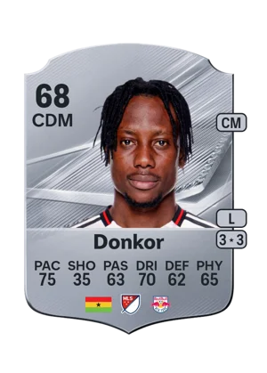 Donkor - 68 - Rare EA FC 27 card