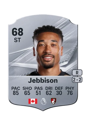Jebbison - 68 - Rare EA FC 27 card
