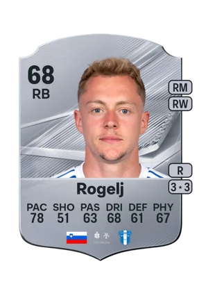 Rogelj - 68 - Rare EA FC 27 card