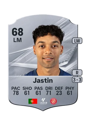 Jastin - 68 - Rare EA FC 27 card