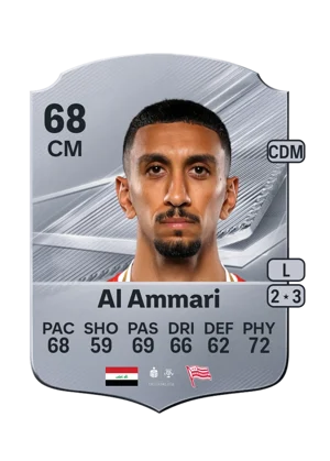 Al Ammari - 68 - Rare EA FC 27 card