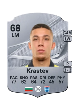 Krastev - 68 - Rare EA FC 27 card