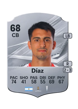 Díaz - 68 - Rare EA FC 27 card