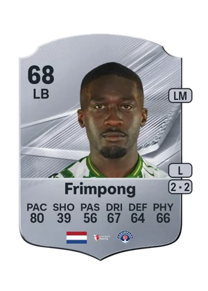 Frimpong - 68 - Rare EA FC 27 card