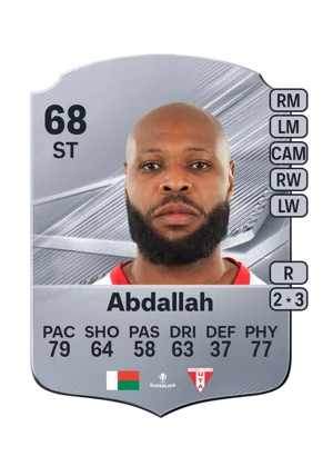 Abdallah - 68 - Rare EA FC 27 card