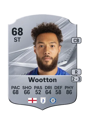 Wootton - 68 - Rare EA FC 27 card