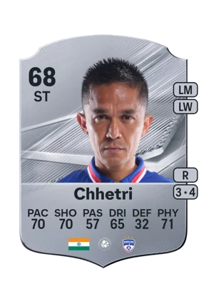 Chhetri - 68 - Rare EA FC 27 card
