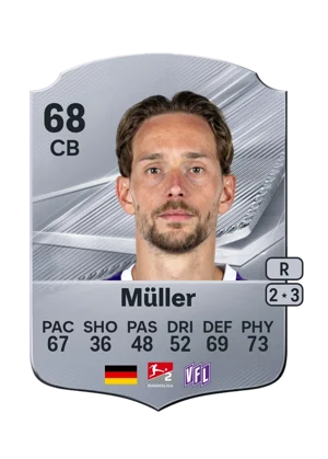 Müller - 68 - Rare EA FC 27 card