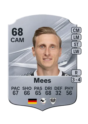 Mees - 68 - Rare EA FC 27 card