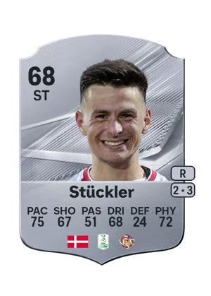 Stückler - 68 - Rare EA FC 27 card