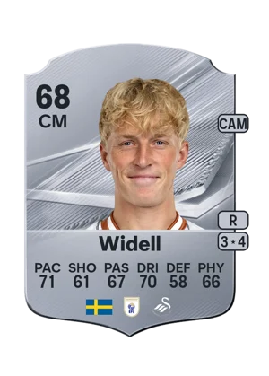 Widell - 68 - Rare EA FC 27 card