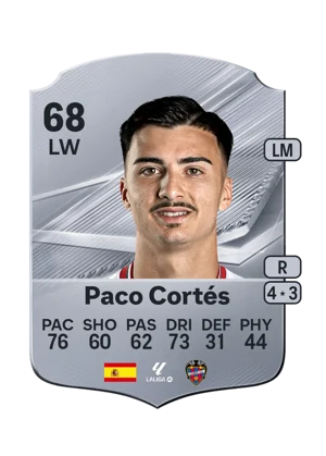 Paco Cortés - 68 - Rare EA FC 27 card