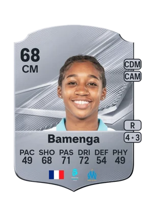 Bamenga - 68 - Rare EA FC 27 card