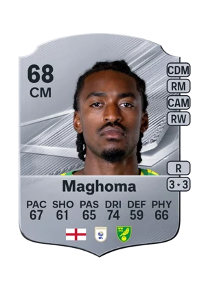 Maghoma - 68 - Rare EA FC 27 card
