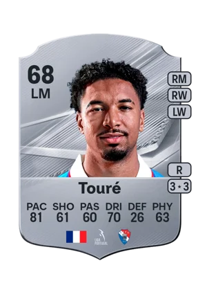 Touré - 68 - Rare EA FC 27 card