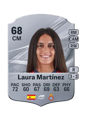 Laura Martínez - 68 - Rare EA FC 27 card