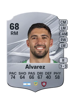 Álvarez - 68 - Rare EA FC 27 card