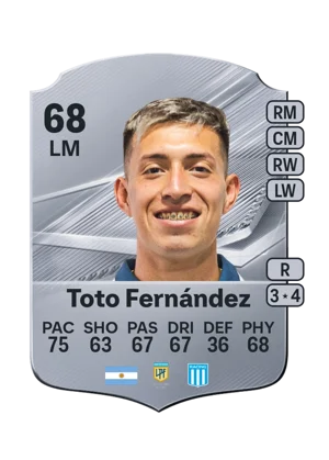 Toto Fernández - 68 - Rare EA FC 27 card