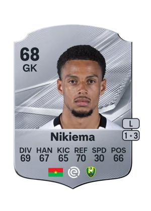 Nikiema - 68 - Rare EA FC 27 card