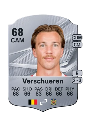 Verschueren - 68 - Rare EA FC 27 card