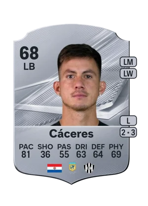Cáceres - 68 - Rare EA FC 27 card
