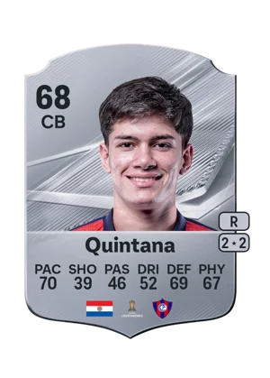 Quintana - 68 - Rare EA FC 27 card