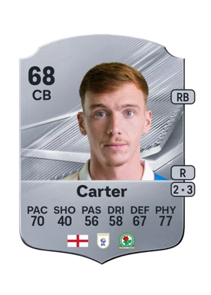 Carter - 68 - Rare EA FC 27 card