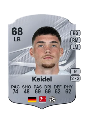 Keidel - 68 - Rare EA FC 27 card