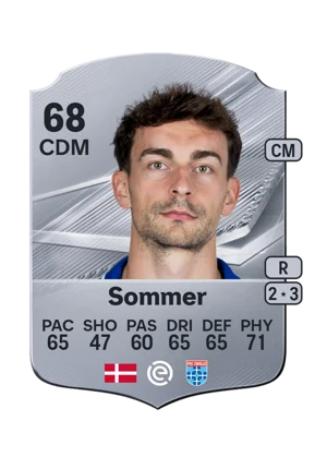 Sommer - 68 - Rare EA FC 27 card