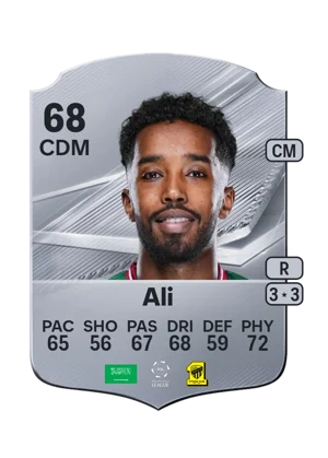 Ali - 68 - Rare EA FC 27 card