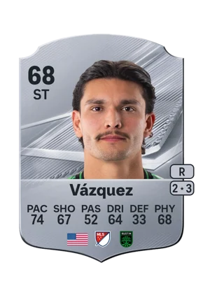 Vázquez - 68 - Rare EA FC 27 card