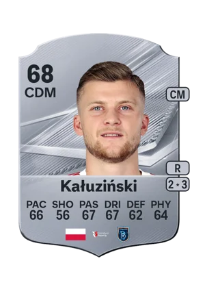 Kałuziński - 68 - Rare EA FC 27 card