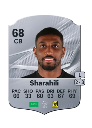Sharahili - 68 - Rare EA FC 27 card