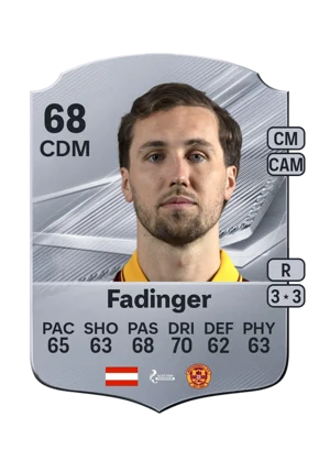 Fadinger - 68 - Rare EA FC 27 card
