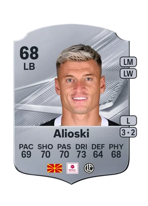 Alioski - 68 - Rare EA FC 27 card