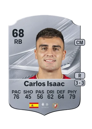 Carlos Isaac - 68 - Rare EA FC 27 card