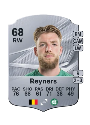Reyners - 68 - Rare EA FC 27 card