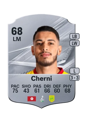 Cherni - 68 - Rare EA FC 27 card