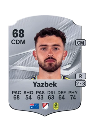 Yazbek - 68 - Rare EA FC 27 card