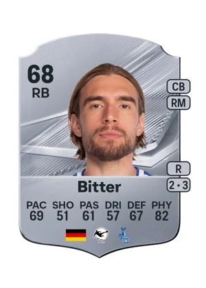 Bitter - 68 - Rare EA FC 27 card