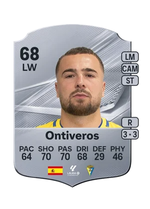 Ontiveros - 68 - Rare EA FC 27 card