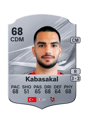 Kabasakal - 68 - Rare EA FC 27 card